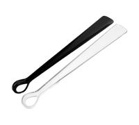VALICLUD 2 Pièces Shoe Horn Set Long Handle Ergonomic Shoe Helper For Seniors Pregnant Women Men Travel Friendly Compact Design Fit For Boots And Sneakers