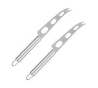 VALICLUD 2 pièces Spatule Racler Fromage et Beurre Acier Inoxydable Outil Manuel Cuisine Ergonomique Résistant Compact pour Fromager et Pâtisserie