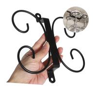 VALICLUD 2 pièces Support Verre Suspendu Sous Armoire Noir Porte-verres à Inversés pour Cuisine et Restaurant Gain de Place Antidérapant Installation Facile
