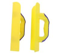 VALICLUD 2 Pièces Taloche Angle en Plastique pour Maçonnerie Poignée Ergonomique, Outil de Finition pour Bords, Améliore les Résultats de Carrelage, pour Briques et Murs