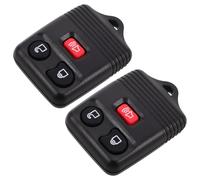 VALICLUD 2 Pièces Télécommande de Clé Voiture Boutons Compatible Marque Remplacement Boîtier Plastique Fréquence pour Accès sans Clé Sécurisé