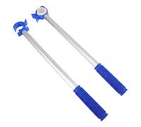 VALICLUD 2 pièces Tringles Ouvre-fenêtre Aluminium Renforcé Tige Longue Pratique pour Ouvrir et Fermer Fenêtres Hautes Intérieures et Extérieures Adaptée Salon Cuisine et École