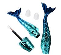 VALICLUD 2 Pièces Tube de Adorable Sirène pour Eyeliner Flacons Vides Rechargeables pour Liquide Eyeliner et Cils