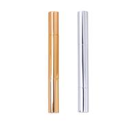 VALICLUD 2 pièces Tubes Aluminium pour Gloss Lèvres et Vernis Ongles Applicateurs Stylos Vides avec Pinceau Portable Couleurs Aléatoires Réservoirs Cosmétiques Couleur Aléatoire