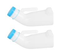 VALICLUD 2 Pièces Urinoir qui brille dans pot d'urine pour hommes urinoirs pour hommes pot d'urine portable urinoir portatif pour hommes grand urinoir pe blanche