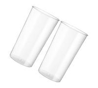 VALICLUD 2 Pièces Vase Rond Transparent Lot pour Arrangements Floraux Décoratifs Bureau Balcon