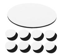 VALICLUD 20 Paires Pastilles Adhésives Rondes Auto Adhésives Fixations Circulaires pour Draps Nappes et Tapis Couleur Noire