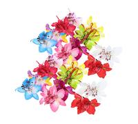 VALICLUD 20 Pièces Accessoires Fleurs Orchidées Hawaii Clips Décoratifs pour Festive