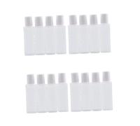 VALICLUD 20 pièces Bouteilles Plastiques Vides pour Lentilles Flacons Miniatures Transparents et Durables Rangement Pratique pour Soins Lentilles de Contact Contenants Résistants pour