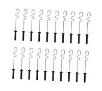 VALICLUD 20 Pièces Chef D'agitateur En Spirale Mélangeur De Gouache Pâtisserie Outil De Mélange De Pigments Mixeur Tête De Mélangeur De Couleur Grey Plastique