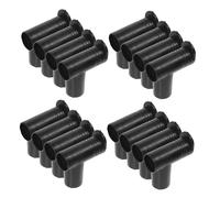 VALICLUD 20 Pièces Connecteurs pour Séchoir à Linge Double Voie Angle Droit Résistant Accessoires Plastique pour Supports à Barre Simple et Double Usage Intérieur et Extérieur