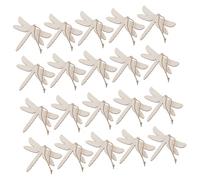 VALICLUD 20 Pièces Décorations Libellule à Peindre Ornements Vierges pour Embellissements DIY pour Surface Lisse et Robuste pour Décorations Personnalisées