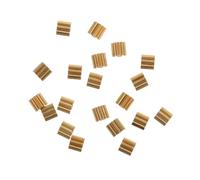 VALICLUD 20 pièces Engrenage Cuivre Dents pour Moteur Robot Drone Pignon Mécanique Petit Engrenage pour Modèle Technique et Assemblage Précis
