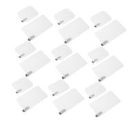 VALICLUD 20 Pièces Film Électrostatique pour Dash Cam Transparent Autocollants Flexibles Pet Aux Intempéries sans Résidu pour Pare Brise et Installation Polyvalente sur Voiture