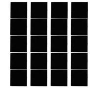 VALICLUD 20 Pièces Inserts De Bijoux En Mousse Velours Noir Boucle D'oreille Anneau Plateau D'affichage Tampon Éponge Bijoux Inserts Support Pour Affichage De Bijoux Boîte De Vitrine De