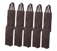 VALICLUD 20 Pièces Lot Vin Non Tissés Réutilisables avec Poignée Poche Porte-Bouteille Polyvalente pour Vin Bière et Whisky pour Fêtes Anniversaires et Cadeaux Élégants