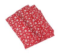 VALICLUD 20 Pièces Papier Cadeau Noël Rouge Double Face Motif Flocon Rouleaux Jumbo pour Fête et DIY Emballage Robuste Hiver et Saison Festive