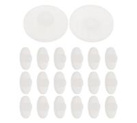 VALICLUD 20 Pièces Patin Antidérapant TPE Rond pour Parc Bébé, | Pièce de Rechange pour Enclos, Stabilise L’ensemble, Bords Arrondis Transparents, Usage au Sol