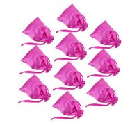 VALICLUD 20 Pièces Satin Bags For Hair Extensions With Drawstring Travel-ready Satin Wig Storage Pouches Hair Extension Holder