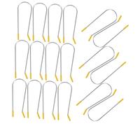 VALICLUD 20 Pinces à Bigoudis Chauffants 2,54 Cm Lot pour Coiffure Clips de Fixation Remplaçants Polyvalents pour Cheveux Bouclés Usage Domestique Couleur Aléatoire