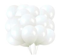 VALICLUD 200 Ballons en Latex Blancs 5 Pouces Ronds pour Décoration de Fête Mariage et Shower Accessoires pour Arche de Ballons Pack de 200 Pièces Taille Polyvalente Fête et