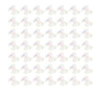 VALICLUD 200 Breloques Pour Ongles En Forme De Nœud Accessoires Pour Ongles En Résine Style Kawaii