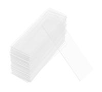 VALICLUD 200 Pièces Pre-cleaned Microscope Slides High Transparency Optical Glass Cover Slips For Students Biological And Medical Research
