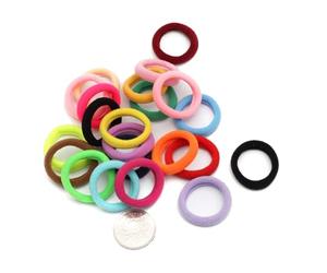 VALICLUD 200pièces Lot De Élastiques Pour Cheveux Caoutchouc Pour Queue De Cheval Adaptés Aux Garçon Fille Et Adultes