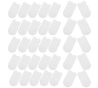 VALICLUD 200pièces Protège-doigts pour Soins Dentaires de Chat et Chien Kit de Brossage avec Lingettes Sèches Surface Double Perle Respirant Réutilisable pour Nettoyage Oreilles et Dents