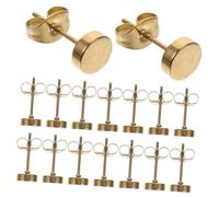 VALICLUD 20pièces Boucles Oreilles Rondes pour Femmes et Hommes Hypoallergéniques et Résistantes avec Fermoir à Vis pour Confort