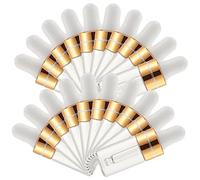 VALICLUD 20pièces Flacons Compte-gouttes Vides Rechargeables Avec Pipette Pour Huiles Essentielles Flacons De Voyage Étanches Transparents