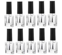 VALICLUD 20pièces Flacons De Vernis à Ongles Contenants Portables Flacons Vides Pour Gel Couvercle Sans Couture Brosse Intégrée