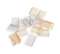 VALICLUD 20pièces Peigne à Cheveux Métal Épingle et Peigne Décoratif pour Chignons Queues de Mariée et Voiles de Mariée Kit Accessoires de Coiffure DIY pour Femmes et Filles