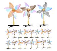 VALICLUD 20pièces Pince à Cheveux Moulin à Vent Pinces à Cheveux à Paillettes Barrettes De Fête Pour Femmes Et Filles