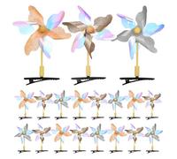 VALICLUD 20pièces Pinces à Cheveux Moulin à Vent Barrettes à Paillettes Épingles à Cheveux Décoratives Pour Filles Et Femmes