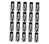 VALICLUD 20pièces Pinces à Cheveux Noires Métal Barrettes Solides Antidérapantes Pour Femmes Maintien Ferme Contrôle Des Mèches Rebelles Accessoires Coiffure Polyvalents Pour Cheveux Fins o
