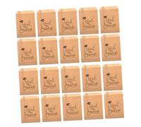 VALICLUD 20pièces Sachets Papier Pour Fête De Graduation à Et Biscuits Pour Événements De Graduation Pochettes Élégantes Kraft