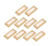 VALICLUD 24 Pièces Boîte de Rangement pour Faux Cils Étui à Cils Vide Léger avec Fenêtre Transparente et Joint Hermétique