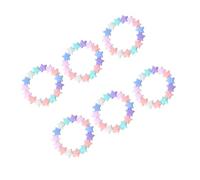 VALICLUD 24 pièces Lot de Bracelets Étoile à Cinq Branches en Acrylique pour Garçon Fille Accessoires Durables et Faciles à Porter pour Filles Idée Cadeau Anniversaire 24 pcs