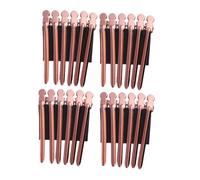 VALICLUD 24 pièces Pinces à Cheveux Bec de Canard Acier Inoxydable Accessoires Coiffure Salon et Usage Domestique Clips de Sectionnement Sans Dommage pour Différents Types de Cheveux