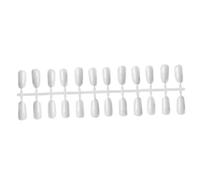 VALICLUD 240 pièces Nuancier Ongles Blanc Faux Ongles Couverture Palette Pratique pour Vernis Nail Art Entraînement Salon