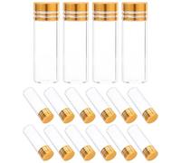 VALICLUD 24pcs Mini Flacons Échantillon de Verre Rechargeables 4ml Flacons de Stockage en Verre Transparent avec Bouchon Étanche pour Huiles Essentielles, Parfums et Présents