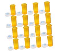 VALICLUD 25 pièces Medicine Bottles With Safety Caps Transparent Food-grade PP Travel Containers For Secure Medicine Storage And Moisture Protection