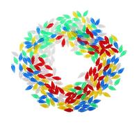 VALICLUD 250 Pièces Capuchons en Plastique Multicolores de Pomme de Pin pour Guirlandes Lumineuses Led, Lot de 250 Pièces, Résistants aux Intempéries, Décorations Extérieures pour Fêtes et