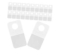 VALICLUD 250 pièces Crochets Autocollants avec Design Élégant Onglets de Suspension Auto Adhésifs PVC pour Affichage Retail et Accrochage Mural Faciles à Installer et Économes Espace
