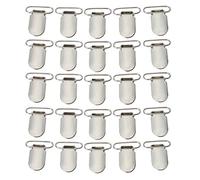 VALICLUD 25pièces Clips De Sursangle Métal Pour Tétine De Accessoires Créatifs Pour Porte-tétine Et Clips à Bavoir