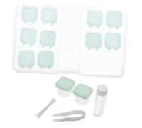 VALICLUD 2ensembles Boîte Transparente pour Lentilles De Contact Étui Portable Accessoire pour Soins Oculaires Lot