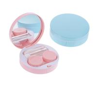 VALICLUD 2ensembles Étui à Lentilles Réutilisable pour Extérieur Boîte à Lentilles Portable pour Maison Étui De Rangement Sécurisé avec Joint Étanche