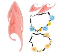 VALICLUD 2ensembles Serre-tête à Fleurs Pour Femmes Oreilles De Cosplay Accessoires Pour Cheveux Pour Fête Et Séances Photo