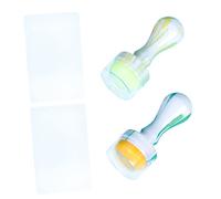 VALICLUD 2ensembles Tampon Compact Pour Manucure Outil De Tamponnage Pour Nail Art Accessoire De Tamponnage Pour Ongles